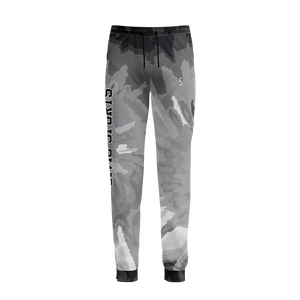 ชุดวอร์มเล่นกีฬาสำหรับผู้ชายเอวกลางกางเกงลำลองสไตล์ซักสีเข้มปักลายผ้าถ่ายเทความร้อน - Product Image 4