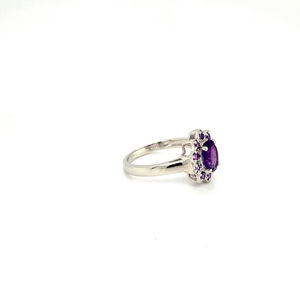 Natural Stone Amethyst <b>Ring</b> Handmade <b>Crystal</b> <b>Ring</b> Energy Healing <b>Crystal</b> Accessories for Women's Party Wear - Product Image 4