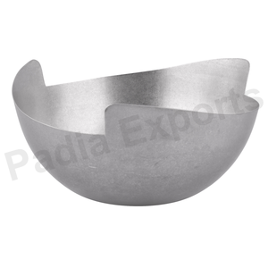 Bol de service profond moderne en acier inoxydable émaillé, haute qualité, durable, compatible lave-vaisselle, pièce classique, lot de 2 - Product Image 1