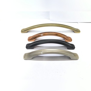 Poignées et boutons de luxe modernes en alliage de zinc noir pour armoires de cuisine, tiroirs et commodes - Poignées de meubles durables - Product Image 5