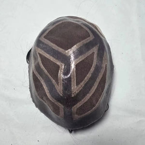 Taz Hair MGM Model Perruque Toupet pour Homme en Cheveux Humains Remy Indiens, Lace Front, Ondulation Water Wave, Souple, Systèmes de Prothèses Capillaires - Product Image 6