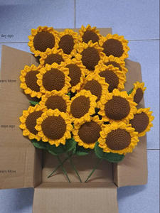 Mignon fait à la main crochet jouets en peluche animal tricoté poupée en peluche amigurumi eco fil enfants cadeau d'anniversaire en gros OEM fournisseur - Product Image 4