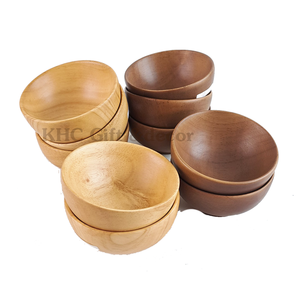 Service de vaisselle en bois ODM OEM écologique de l'usine du Vietnam bol à salade de riz personnalisé durable avec un nouveau design - Product Image 3