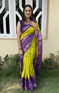 Fabrication en gros de chemisier Saree en soie Dola Look riche Vêtements de réception pour les femmes indiennes Bon marché Prix bas - Product Image 2