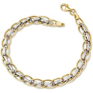 Chaîne d'anneaux en métal argent et or très vendue chaîne liée de finition de haute qualité chaînes personnalisées fabriquées à la main - Product Image 3