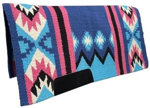 Couverture de selle en laine de qualité supérieure Tapis d'équitation occidental Couverture équestre durable faite à la main Vente chaude de l'Inde - Product Image 3