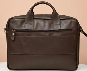 Maletín y Bolso Mensajero de Cuero Genuino Hecho a Mano para Portátil, Ligero y Unisex, para MacBook, para Uso Profesional - Product Image 2