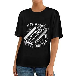 Camiseta clásica de alta calidad personalizada elegante y cómoda de algodón informal personalizada Streetwear para hombres - Product Image 4