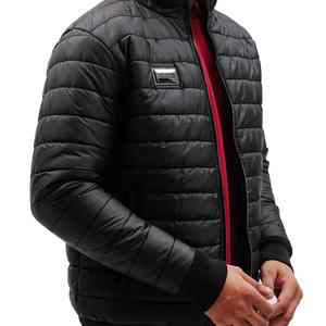 Chaqueta Vaquera de Lona Personalizada con Cuello Alto y Logotipo Frontal, Transpirable y de Secado Rápido, Chaqueta de Invierno para Hombre - Product Image 2