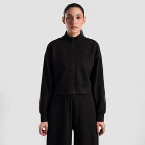 Black Inverse Upper with <b>Stand</b> Collar Breathable Autumn Fashion Accessory - Product Image 1