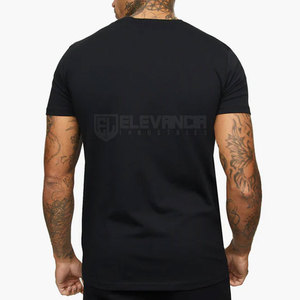 Venta al por mayor de camisetas deportivas de tamaño personalizado para hombre de color sólido de secado rápido de manga larga y corta de la mejor calidad con patrón impreso - Product Image 2