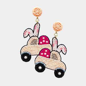 Accessoires artisanaux qui font une déclaration de mode audacieuse Boucles d'oreilles brodées Design personnalisé par MD artisanat - Product Image 3