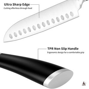 Couteau de chef japonais fait main personnalisé avec manche en bois lame en acier inoxydable pour la cuisine et la cuisson OEM pris en charge - Product Image 2