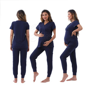 ชุดคลุมท้องสำหรับสตรีมีครรภ์ผ้านุ่มและยืดหยุ่นชุดขัดผิวสำหรับสตรีมีครรภ์ระบายอากาศได้ดีน้ำหนักเบา - Product Image 3