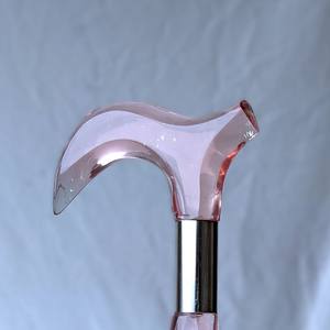 Bastón de Acrílico Transparente de Diseño Único con Mango Ergonómico para Hombre, Bastón Decorativo de Moda, India - Product Image 1