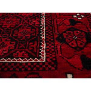 Alfombra Kiaan Grande de Lana Anudada a Mano, Roja y Naranja, con Diseño Geométrico Abstracto Rectangular para el Hogar, Entrada, Pasillo, Sala de Estar - 9x12 pies - Product Image 3