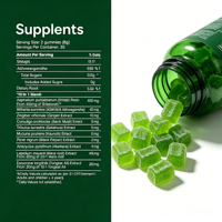 Gummies OEM de Saussurea lactone en gros pour hommes d'élite – Formule énergétique 10-en-1 – Usine de suppléments personnalisés sous marque privée