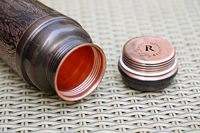 Bouteille d'eau en aluminium de style classique, avec fonction de consommation directe, revêtement anti-corrosion, poignée ergonomique, compatible eau bouillante, unisexe