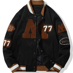 Chaqueta de lana con letras de béisbol para jóvenes adultos hecha a medida de la mejor calidad, chaqueta Versity para hombres, variedad de colores para jóvenes adultos - Product Image 1