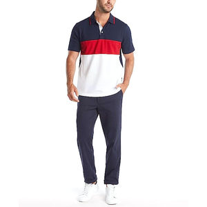 Polo à séchage rapide personnalisé 100% polyester pour hommes, polo de couleur unie, vêtements de sport, polos de golf pour l'été - Product Image 3