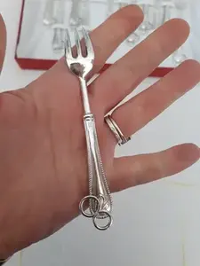 Juego de Tenedores de Acero Inoxidable para Restaurante Hotel Juego de Cubiertos de Color Plateado Vajilla de Comedor de Boda Utensilios Precio Razonable - Product Image 3