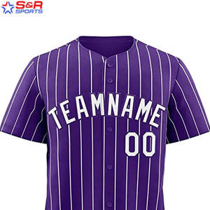 Nueva camiseta de béisbol Venta caliente Fábrica Nuevo Último diseño Camiseta de béisbol personalizada Camiseta de béisbol de alta calidad hecha a medida - Product Image 3