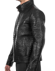 แจ็กเก็ตผู้ชายหนังแกะปรับแต่งโลโก้ได้เสื้อแจ็คเก็ตสไตล์สตรีท - Product Image 5