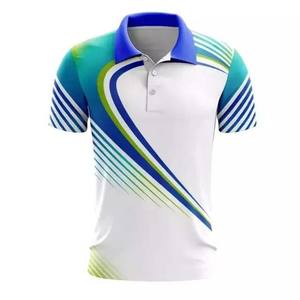 Polos de Hombre de Alta Gama, Impresión por Sublimación Digital, OEM, Mezcla de Algodón y Poliéster Personalizada, Polos de Primera Calidad - Product Image 3