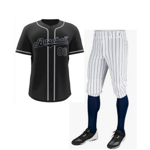 Uniforme de baseball original à impression par sublimation personnalisé pour les jeunes, les entraînements et les tenues d'équipe, ensembles d'uniformes de baseball, vente en gros - Product Image 3