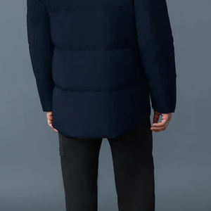 Veste matelassée d'hiver chaude pour homme, tendance 2026, couleur unie, coupe classique, fermeture éclair, vêtement décontracté de haute qualité avec poches zippées - Product Image 6