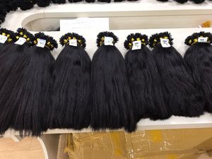 BigG Hair Luxury 100% Extensiones de cabello Remy vietnamita Bleach Blonde Y-Tip Frontal Bundle Tape Ins Extensiones de cabello humano crudo - Product Image 6