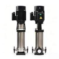 Pompa Sentrifugal Multistage Baja Tahan Karat CNP CDLF 20 380V 220V 50Hz Pompa Booster Vertikal Tekanan Tinggi