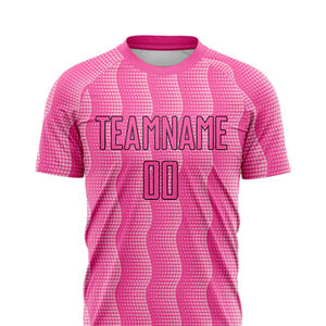 Ropa deportiva, uniforme de fútbol hecho con material de poliéster, logotipo personalizado de alta calidad, Conjunto de camiseta de fútbol de secado rápido para Unisex - Product Image 4