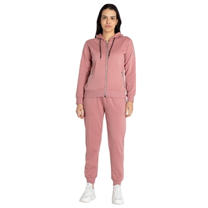 Chándal tejido transpirable personalizado para mujer con cremallera sólida para la temporada de invierno - Product Image 2