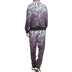 Ventes en gros de survêtements unisexes élégants en sublimation, ensemble de jogging de qualité supérieure, tenue streetwear moderne avec veste et pantalon pour hommes - Product Image 4