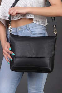 Bolso bandolera de cuero de alta calidad para mujer con cierre seguro y cómoda experiencia de transporte a la venta - Product Image 3