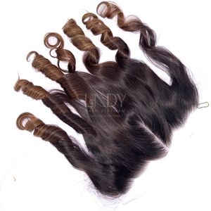 Extensions de cheveux fins de haute qualité pour bébés avec frontal et mèches pour la confection de perruques - Product Image 2