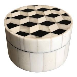 Caja decorativa redonda de madera, nuestras cajas de hueso naturales de aspecto decente hechas a mano únicas, gama especial, cajas de Mdf únicas hechas a mano - Product Image 3