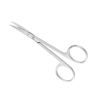 Professional Iris Scissors Curved Sharp Blade 120 mm 4 34" German Stainless Steel Surgical Iris Scissors For Medical Lab Use