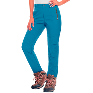 Pantalon softshell femme élégant imperméable respirant pantalon coupe-vent durable hiver randonnée en plein air trekking décontracté - Product Image 3