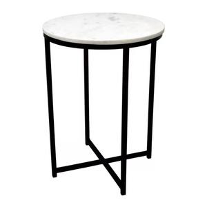 Promotion en gros de table d'appoint de dessus de marbre de cadre rond moderne en métal pour la maison meubles pour l'usage de salon - Product Image 2