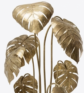 8 <b>Leaf</b> Durable Brass Palm Tree Modern <b>Wall</b> <b>Decoration</b> 67cm for Living Room Christmas - Product Image 4