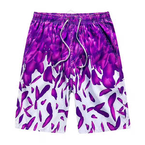 Diseño gráfico personalizado de los hombres bañadores elásticos hasta la rodilla pantalones cortos patrón bolsillos moda al por mayor tabla de surf pantalones cortos OEM personalizado - Product Image 3