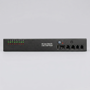 PDU แบบติดตั้งบนแร็ค 8 พอร์ต 115V 30A ช่องเสียบ NEMA 5-15/20R พร้อมระบบป้องกันเบรกเกอร์ อีเธอร์เน็ต SNMP สีดำ - Product Image 1