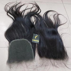 สำหรับสวิสลูกไม้ HD 100% ผมมนุษย์แท้เวียดนามแท้ผมหยิกตรง5x5 6x7x7ขนาด18in 20in - Product Image 1