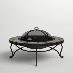 Foyer extérieur moderne et élégant en fer pour terrasses et patios, offrant une chaleur fonctionnelle et un attrait décoratif, respectueux de l'environnement - Product Image 3