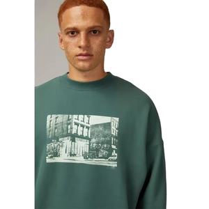 Sudadera Masculina con Cuello Redondo, Diseño Moderno, Fabricación Personalizada OEM, Sudadera Lisa de Algodón para Hombre con Manga Larga, Hecha en Pakistán - Product Image 5