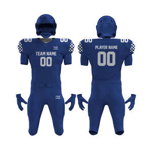 Ensemble d'uniformes de football américain sur mesure, maillots respirants avec numérotation des noms des joueurs, maillot de football américain 2026 - Product Image 1