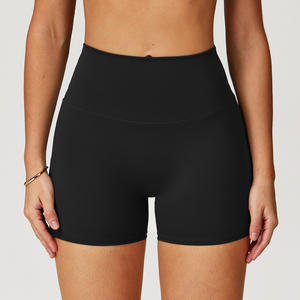 Shorts de Yoga Desnudos para Mujer, Cintura Alta, Secado Rápido, Ajustados, Delgados, para Correr, Deportes, Fitness, Pantalones de Spandex y Nailon, Shorts de Gimnasio para Mujer - Product Image 2