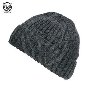 Ropa de moda Gorras de otoño Gorro de poliéster unisex cálido de punto para ropa de invierno - Product Image 4